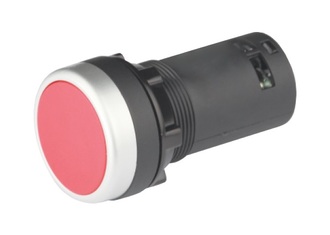 Кнопка компактная в пластиковом корпусе красная IP44
