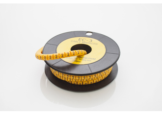 Маркер кабельный трубчатый в рулоне сечение 2,6-4,2  кв.мм (2)