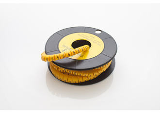 Маркер кабельный трубчатый в рулоне сечение 2,6-4,2  кв.мм (5)