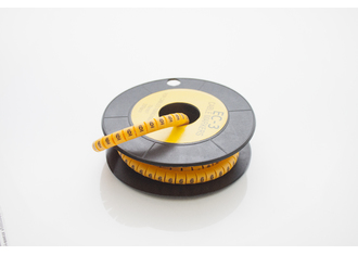Маркер кабельный трубчатый в рулоне сечение 2,6-4,2  кв.мм (6)