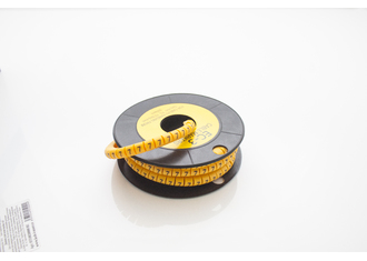 Маркер кабельный трубчатый в рулоне сечение 2,6-4,2  кв.мм (7)