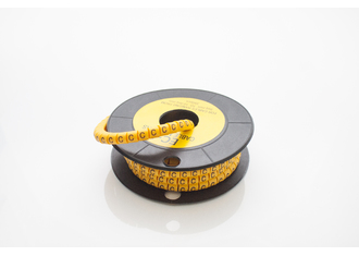 Маркер кабельный трубчатый в рулоне сечение 3,5-8,0  кв.мм (C)