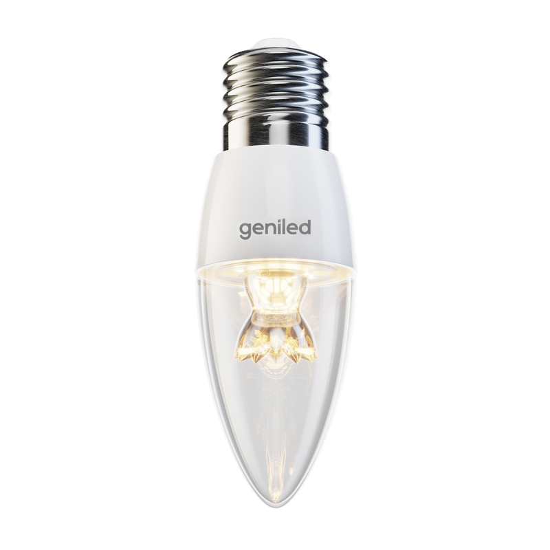 Светодиодная лампа Geniled E27 C37 8Вт 2700К линза