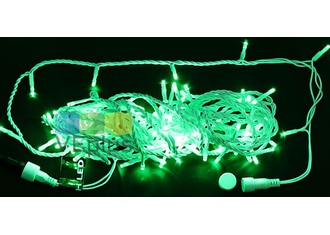 Светодиодные гирлянды Нить 10 метров, 24 В, постоянное свечение,зеленый,белый