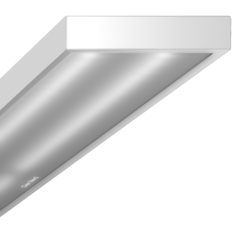 Светодиодный светильник Geniled ЛПО Advanced 1200×180×45 50Вт 5000К IP54 Матовое закаленное стекло