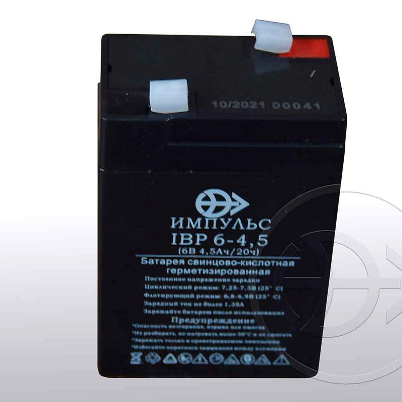 Свинцово кислотный АКБ ВАЗ Импульс IBPS 6-4,5