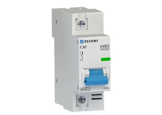 Автоматический выключатель  eZ113 1Р B100 10кА ELVERT