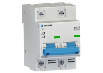 Автоматический выключатель  eZ113 2Р B40 10кА ELVERT